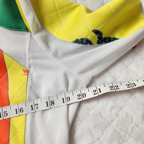 Oh La La Seashell Printed Quilted Scuba Mesh Combo Jacket, $320! Mixed Media - Picture 9 of 16